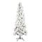 6ft. Unlit Flocked Atka Pine Pencil Artificial Christmas Tree